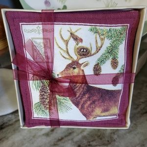 ⚜️💙⚜️NEW Alice's Cottage 4 Spiced Mug Mats